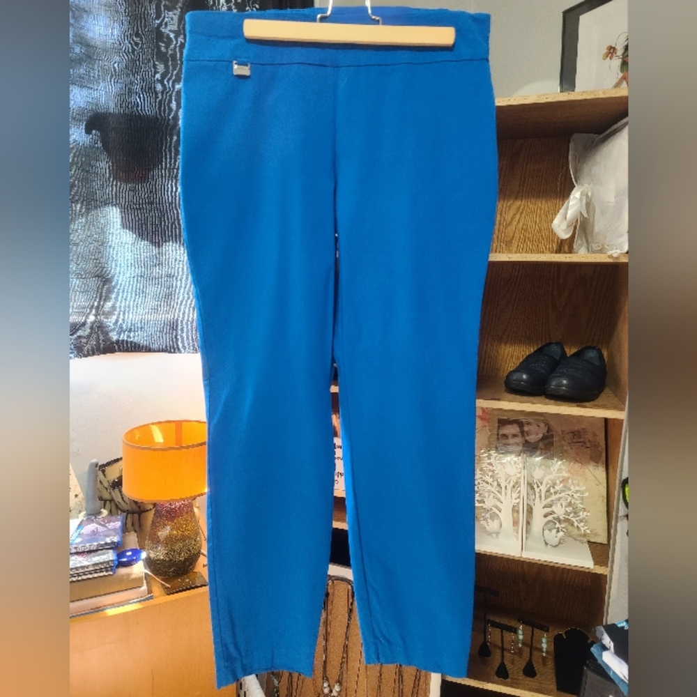 Beautiful Blue Pull On Pants